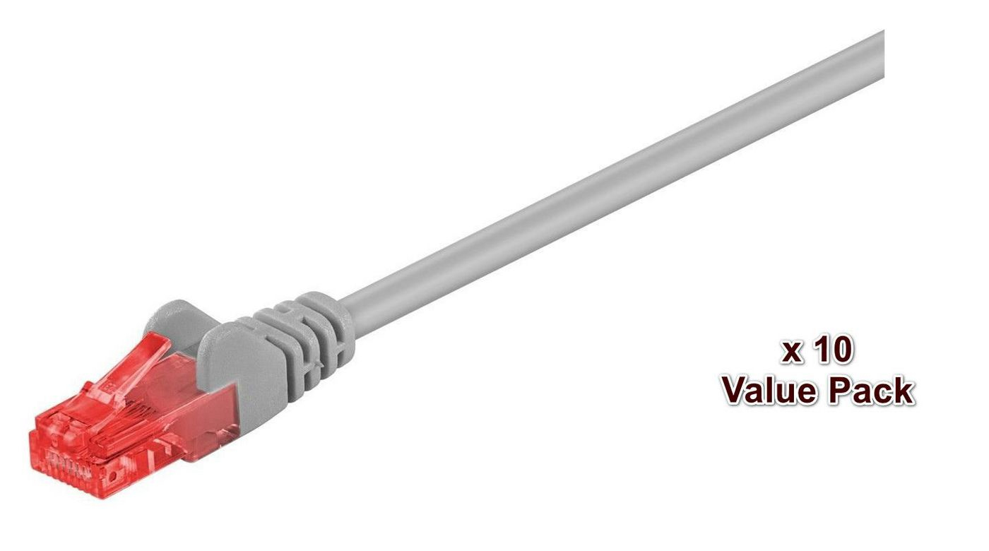 Microconnect V-UTP602VP networking cable Grey 2 m Cat6 U/UTP (UTP) Rou
