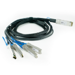 Origin Storage 40G QSFP+ to 4x10G SFP+ DAC Splitter Cable HP X240 Compatible- 3M 3-4 day lead