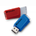 Verbatim Store 'n' Click - USB 2.0 Drive 3.2 GEN1 - 2x32 GB - Red/Blue