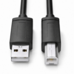 JLC USB A 2.0 (Male) to USB B (Male) 3.0 Printer Cable – 0.5M - Black