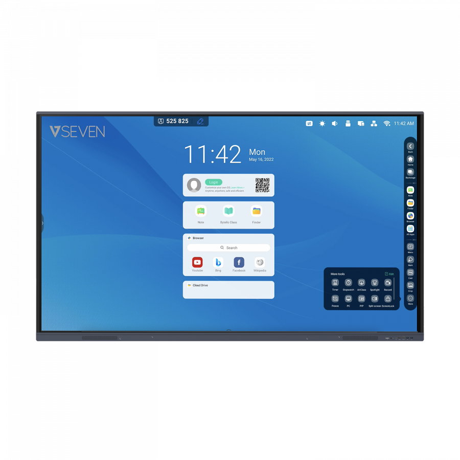 Image of V7 IFP6501- interactive whiteboard 165.1 cm (65") 3840 x 2160...