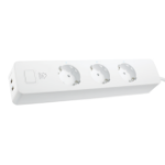 Deltaco SH-P03USB2 Smart power strip 3 AC outlet(s) Type F 1.5 m 2 2990 W White