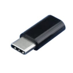 EFB Elektronik EBUSBCM-MIKROBF tussenstuk voor kabels USB-C USB Micro-B Zwart