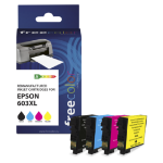 Freecolor K10539F7 inktcartridge 4 stuk(s) Compatibel Zwart, Cyaan, Magenta, Geel