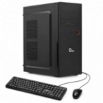QIAN PC de Oficina QIAN - Intel N100, STOCK FAN, 8GB DDR4 1X8, Gabinete Qian MAT-01, Kit de teclado y mouse.