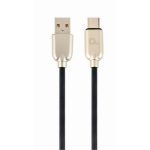 Cablexpert CC-USB2R-AMCM-1M USB-kabel USB 2.0 USB A USB C Zwart