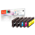 Peach PI300-709 inktcartridge 5 stuk(s) Compatibel Normaal rendement Zwart, Cyaan, Magenta, Geel