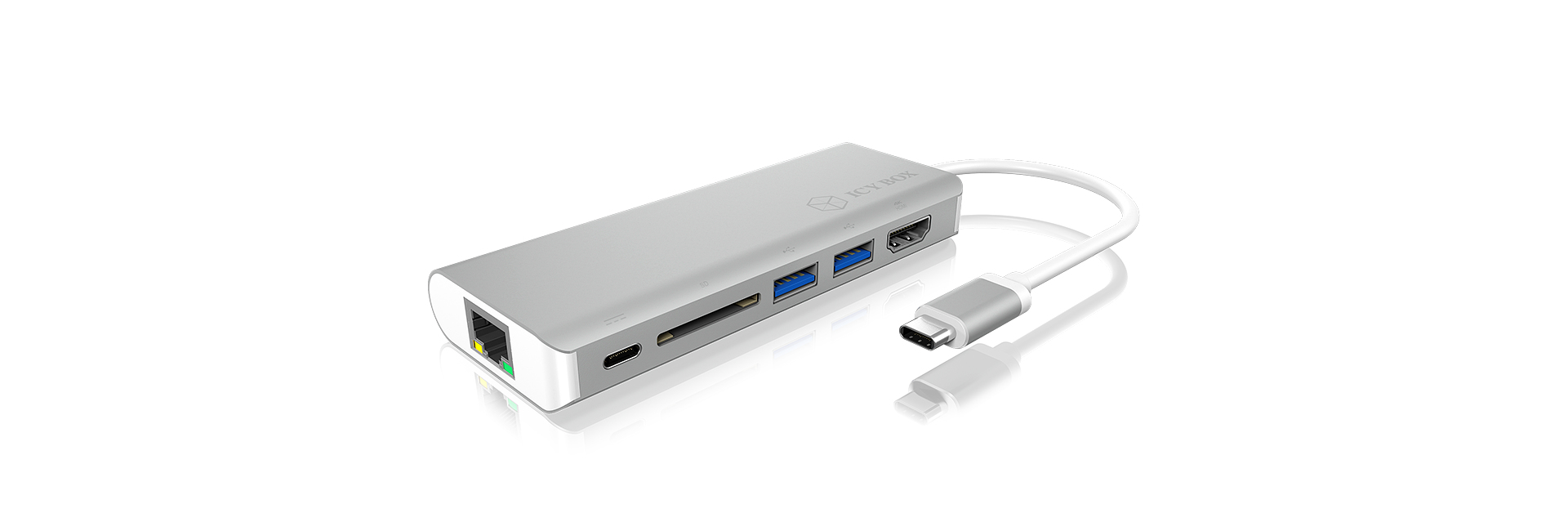Image of ICY BOX IB-DK4034-CPD - Wired - USB 3.2 Gen 1 (3.1 Gen 1) Type-C -...