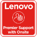 Lenovo Advanced Exchange + Premier Support, Extended service agreement, replacement, 5 years, shipment, for D24; ThinkCentre Tiny-in-One 27; ThinkVision M14, P27, P44, S22, S27, T23, T24, T27