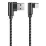 4XEM 4XUSBACRA1B USB cable USB 2.0 11.8" (0.3 m) USB A USB C 0.48 Gbit/s 15 W Black