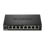 D-Link DES-108 network switch Unmanaged Fast Ethernet (10/100) Black