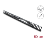 DeLOCK Cable Duct flexible self-adhesive screwable 34 x 35 mm - length 50 cm black