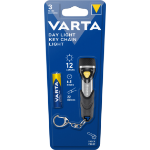 Varta Day Light Key Chain Light Aluminium, Black Keychain flashlight LED