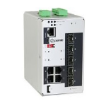 Perle IDS-409-5SFP-XT Managed 10G Ethernet (100/1000/10000) Black, White