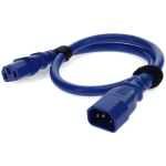 AddOn Networks ADD-C132C1418AWG2M-BE power cable Blue 2 m C14 coupler C13 coupler