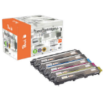Peach PT853 tonercartridge 5 stuk(s) Compatibel Zwart, Cyaan, Magenta, Geel