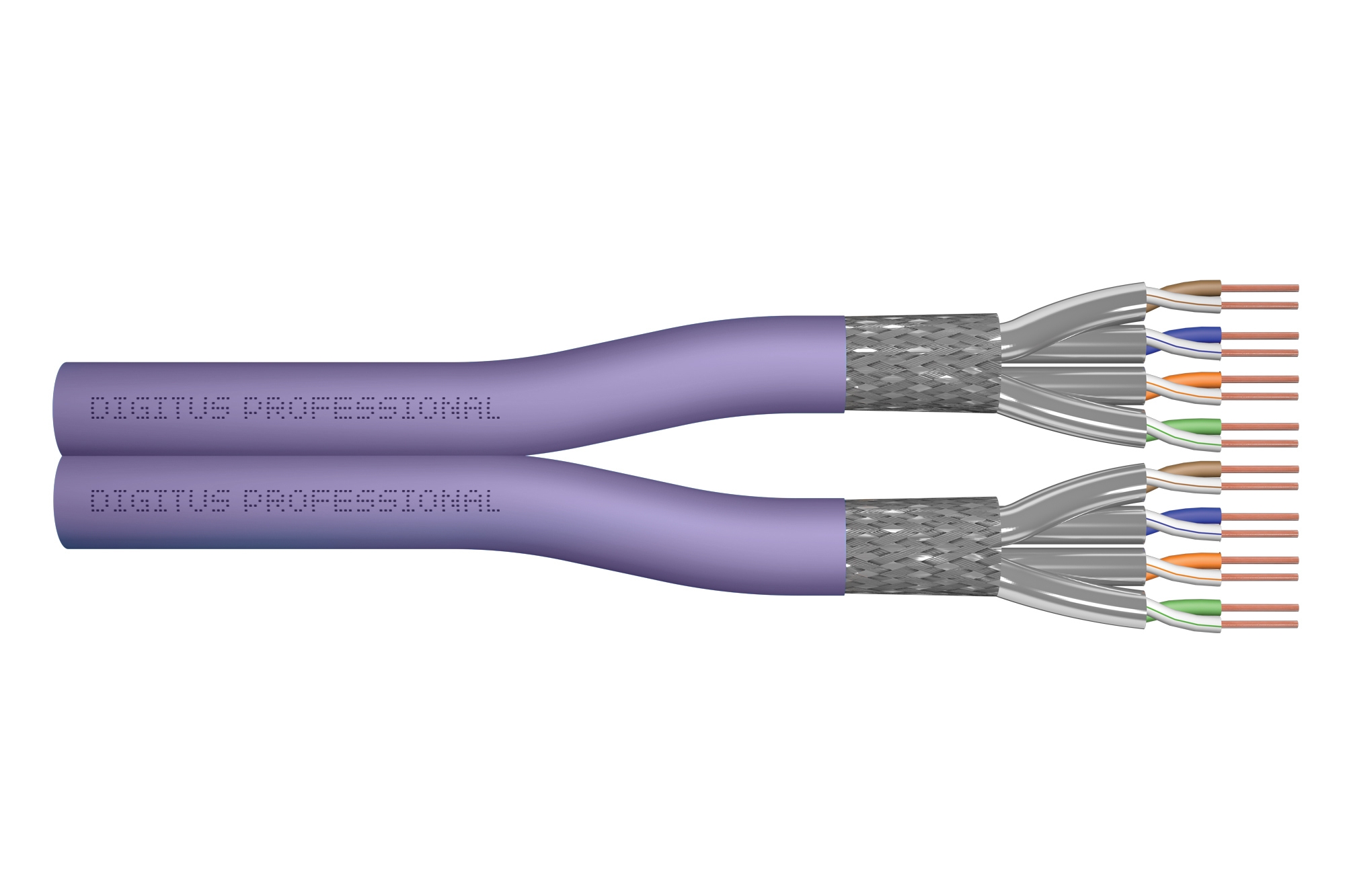 Digitus CAT 6 U/UTP data cable - installation cable, 500 m, duplex, Dca-s2,d2,a1