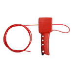 Brady 050941 lockout tagout device Cable lockout Red Acrylonitrile butadiene styrene (ABS), Nylon
