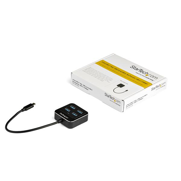 StarTech.com 4-Port USB-C Hub - USB C to USB 3.1 Gen 2 Hub (10Gbps) - 4x USB-A