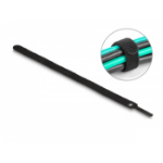 DeLOCK Hook-and-loop cable tie L 250 x W 12 mm black 10 pieces