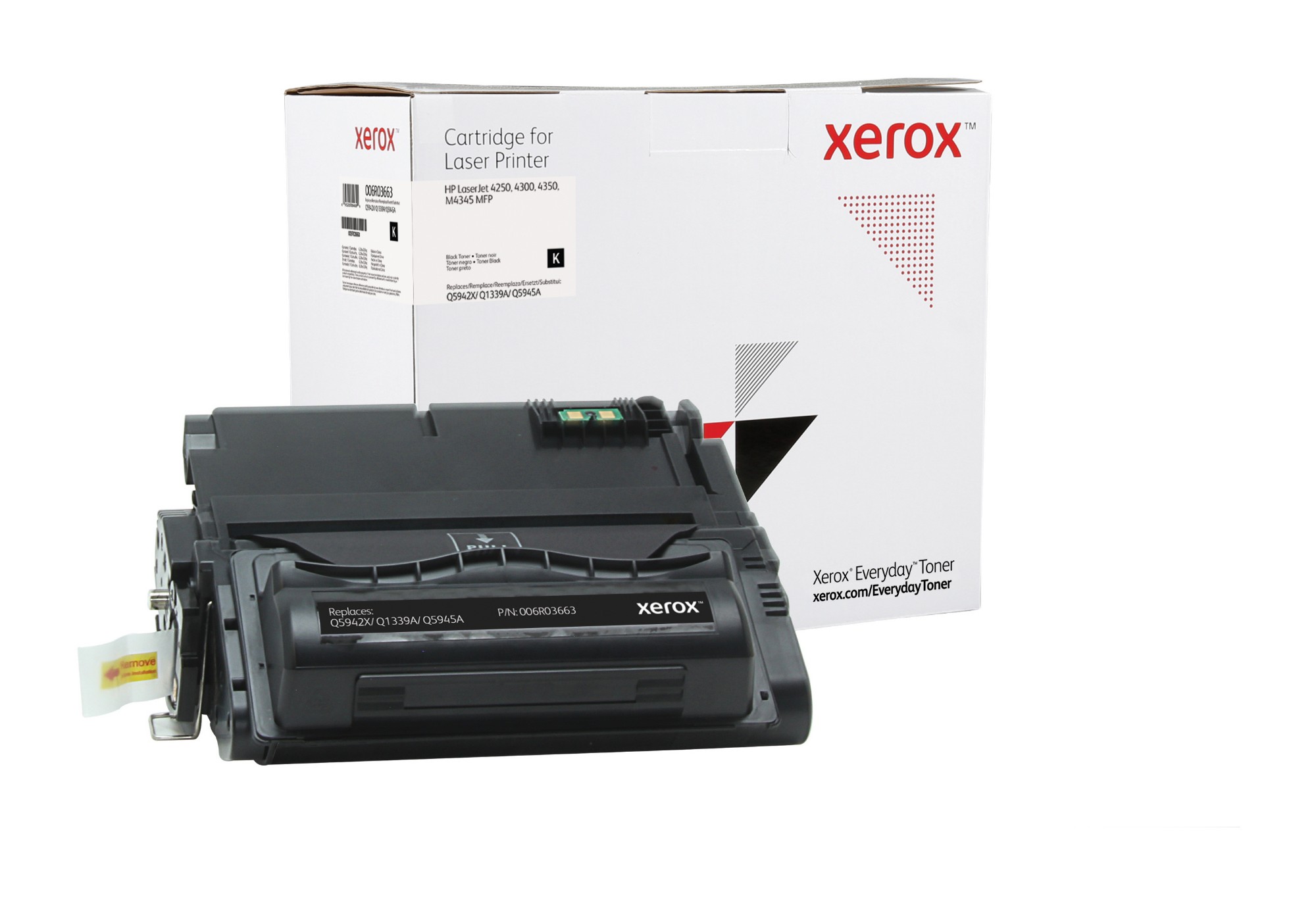 Xerox 006R03663 Toner cartridge black, 20K pages (replaces HP 38A/Q1338A 42A/Q5942A) for HP LaserJet 4200/4240/4250