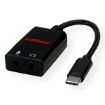 ROLINE 12.03.3209 interface hub USB Type-C Zwart