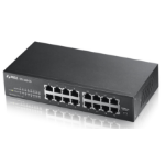 Zyxel GS1100-16 Unmanaged Gigabit Ethernet (10/100/1000) Black