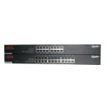Longshine LCS-GS9116-A network switch Unmanaged L2 Gigabit Ethernet (10/100/1000) 1U Black