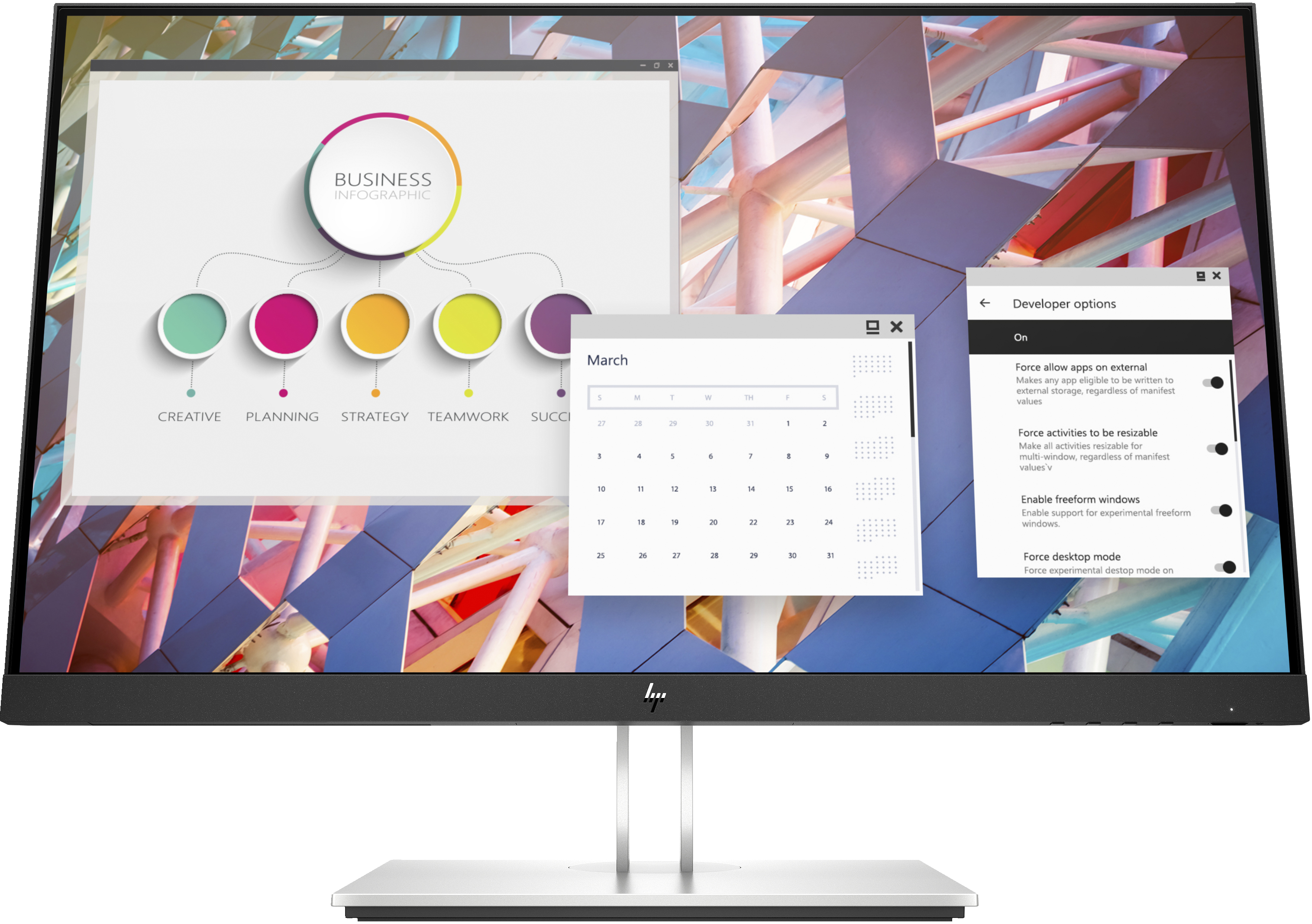 Image of HP E-Series E24 G4 computer monitor 60.5 cm (23.8") 1920 x 1080...