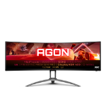 AOC AGON 3 AG493UCX computer monitor 124.5 cm (49") 5120 x 1440 pixels LED Black