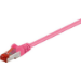 Microconnect SSTP602PI networking cable Pink 2 m Cat6 S/FTP (S-STP)
