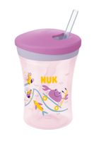 Image of NUK Action Cup 230ml - Single - 0.23 L - Pink - Polypropylene -...