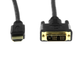 Rocstor Y10C124-B1 video cable adapter 70.9" (1.8 m) DVI-D HDMI Black
