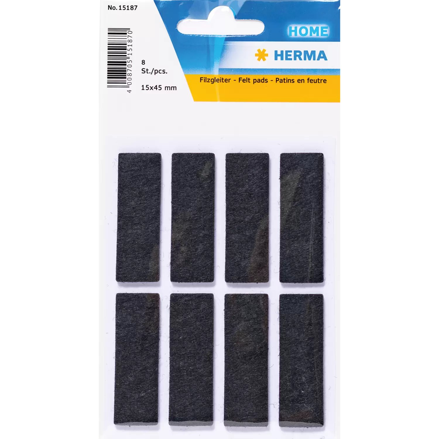 Image of HERMA 15187 self-adhesive label Rectangle Black 6 pc(s)