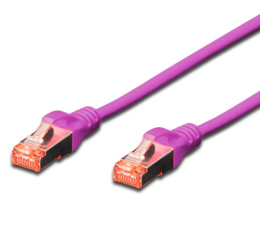 Image of FDL 3M CAT.6a 10Gb S-FTP LSZH PATCH CABLE - VIOLET