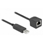 DeLOCK 64165 seriële kabel Zwart 2 m USB Type-A