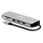 Port Designs 900164 laptop dock/port replicator Wired USB 3.2 Gen 1 (3.1 Gen 1) Type-C Stainless steel