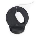 ValueX Ergonomic Non-Slip Mouse Pad with Gel Wrist Support 230x260mm Mat Charcoal - 574858