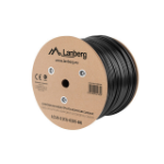 Lanberg LCU6-21CU-0305-BK networking cable Black 305 m Cat6 U/UTP (UTP)