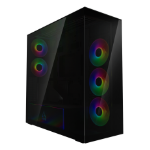 ARCTIC Xtender VG (Black) Premium E-ATX PC Case with Vertical GPU Mounting