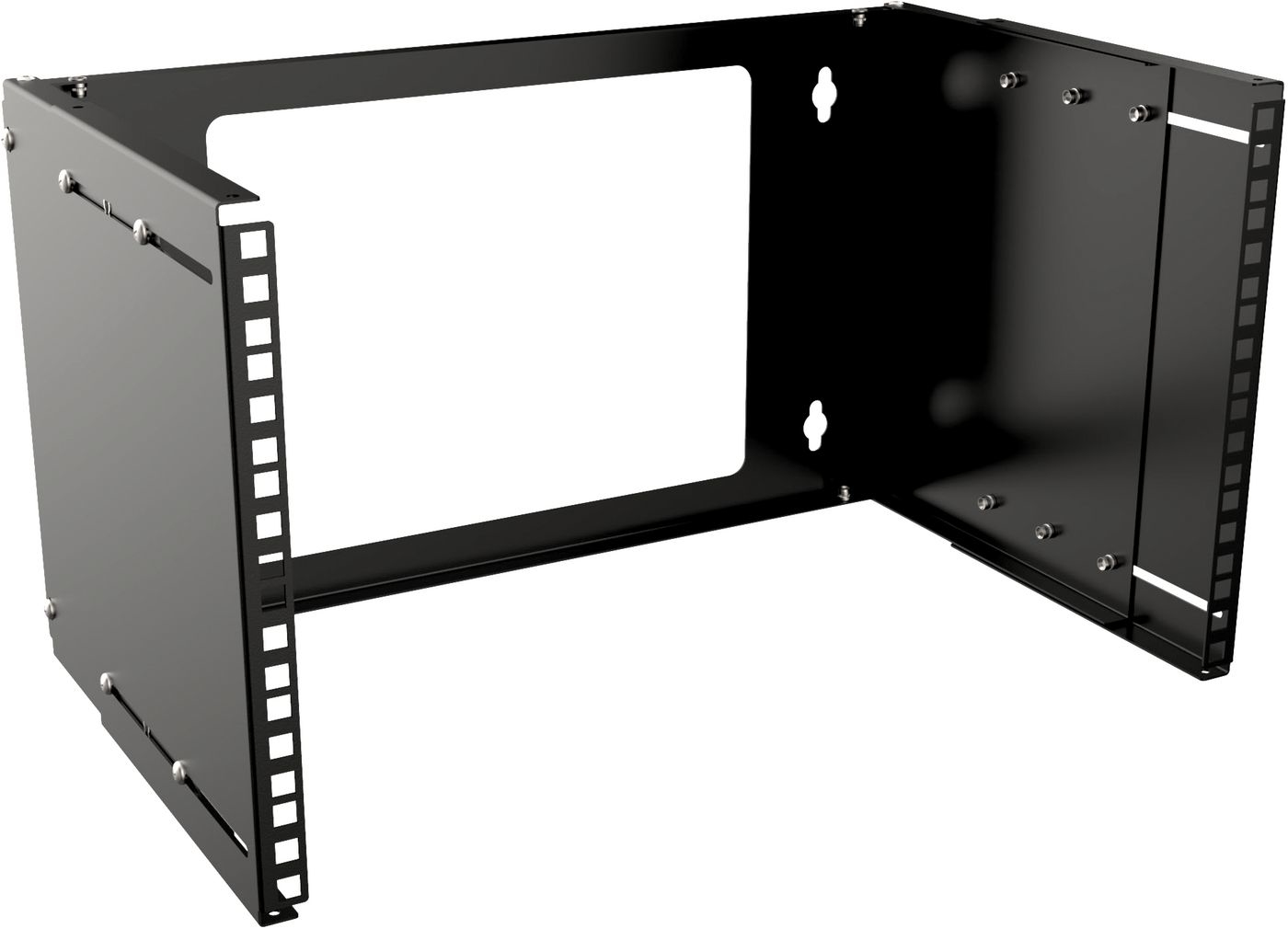 Lanview Black Rar210bl Rack Cabinet 6U Wall Mounted Rack