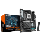 GIGABYTE B850 GAMING X WIFI6E Motherboard - AMD Ryzen 9000 Series CPUs, 12+2+2 Phases Digital VRM, up to 8200MHz DDR5 (OC), 1xPCIe 5.0 + 2xPCIe 4.0 M.2, 2.5LAN, WIFI 6E, USB 3.2 Gen 2x2