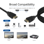 ACT 1 meter HDMI 8K Ultra High Speed kabel v2.1 HDMI-A male - HDMI-A male