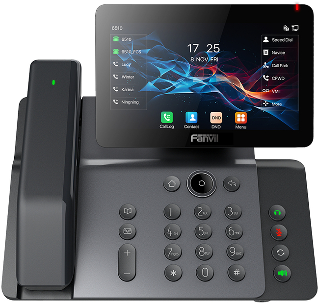 Fanvil V66 Pro IP phone with built in Wi-Fi and Bluetooth (With Cordle