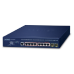 PLANET IPv6/IPv4, 2-Port Managed L2/L4 Gigabit Ethernet (10/100/1000) Power over Ethernet (PoE) 1U Blue