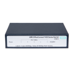 Hewlett Packard Enterprise OfficeConnect 1420 5G Unmanaged L2 Gigabit Ethernet (10/100/1000) 1U Gray