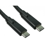 Cables Direct 3M USB3.2 C-C Cable 10G 60W B/Q100