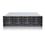 Infortrend ESDS 4016 Opslagserver Rack (3U) Ethernet LAN Zwart, Grijs