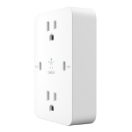 Belkin WCZ001DQWH power plug adapter NEMA 5-15P NEMA 5-15 White