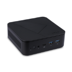 Acer Veriton N N1502G 13U3U-01 NUC Intel Core 3 100U 8 GB DDR4-SDRAM 512 GB SSD Windows 11 Pro Micro PC Mini PC Zwart
